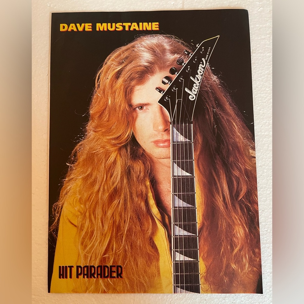 Megadeth’s Dave Mustaine pinup